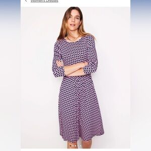 Boden Amelie Long Sleeve Dress